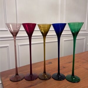 Bombay 'La Grande' Long Stem 10" Cordials SET of 5
Multi-Color -